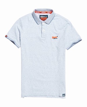 Superdry Orange Label Jersey Férfi Póló Fehér | IEBPC5809